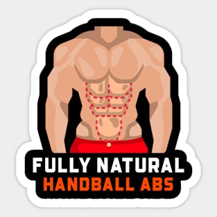 Handball Abs Sticker